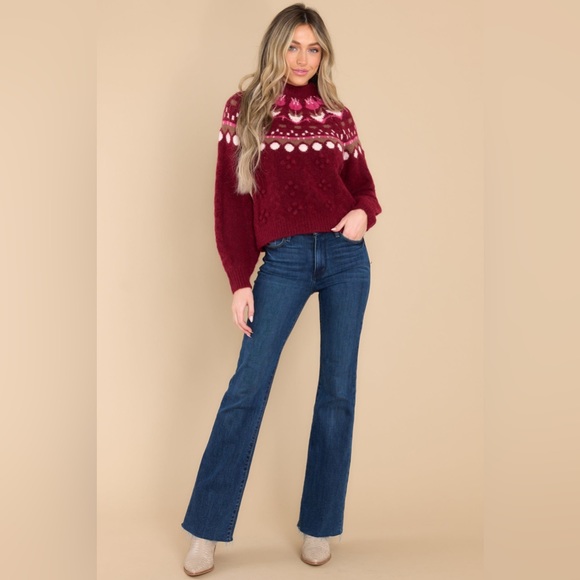 Scotch & Soda
Tulip Fair Isle Cable Pullover-Rhubarb - Picture 4 of 10